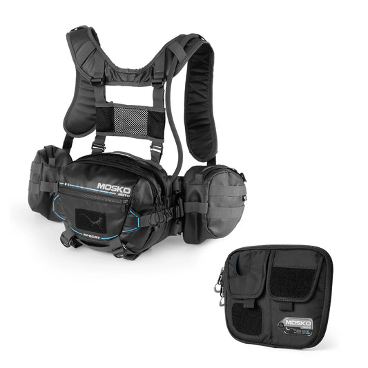 MOSKO MOTO - Apecat 9L Harness Hire - (Black)