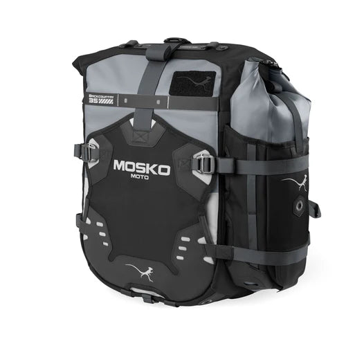 MOSKO MOTO - BACKCOUNTRY  35L PANNIER Hire - Pair (Black)