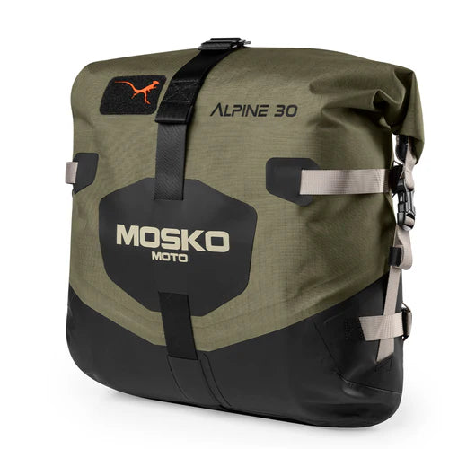 MOSKO MOTO - Alpine 30L Pannier Hire - Pair (Woodland)