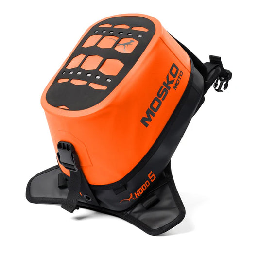 MOSKO MOTO - Hood Tank Bag V2.0 Hire (Orange)